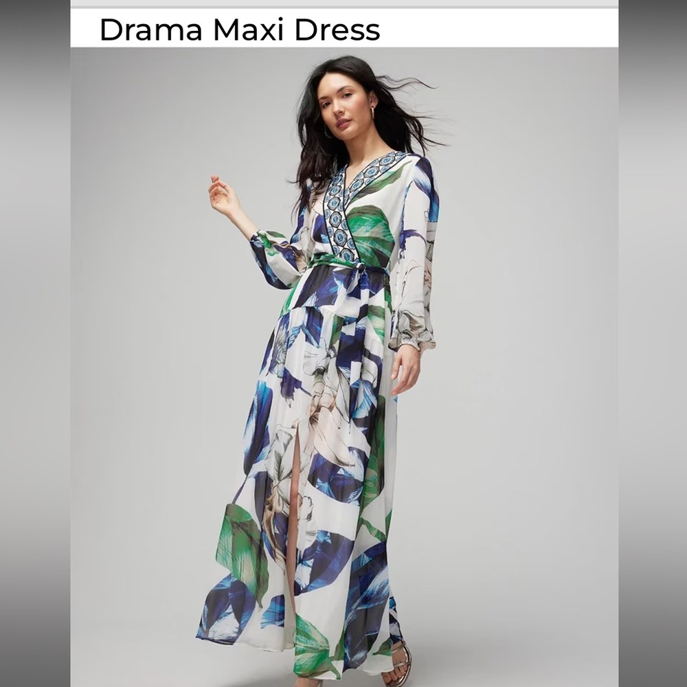 WHBM Elena Floral Maxi